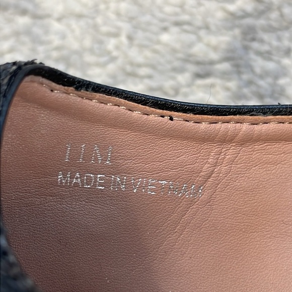 Linea Paolo Niara Glitter Flat Pointed Toe Mary Jane Black Sparkle Sz 11 - Picture 13 of 13